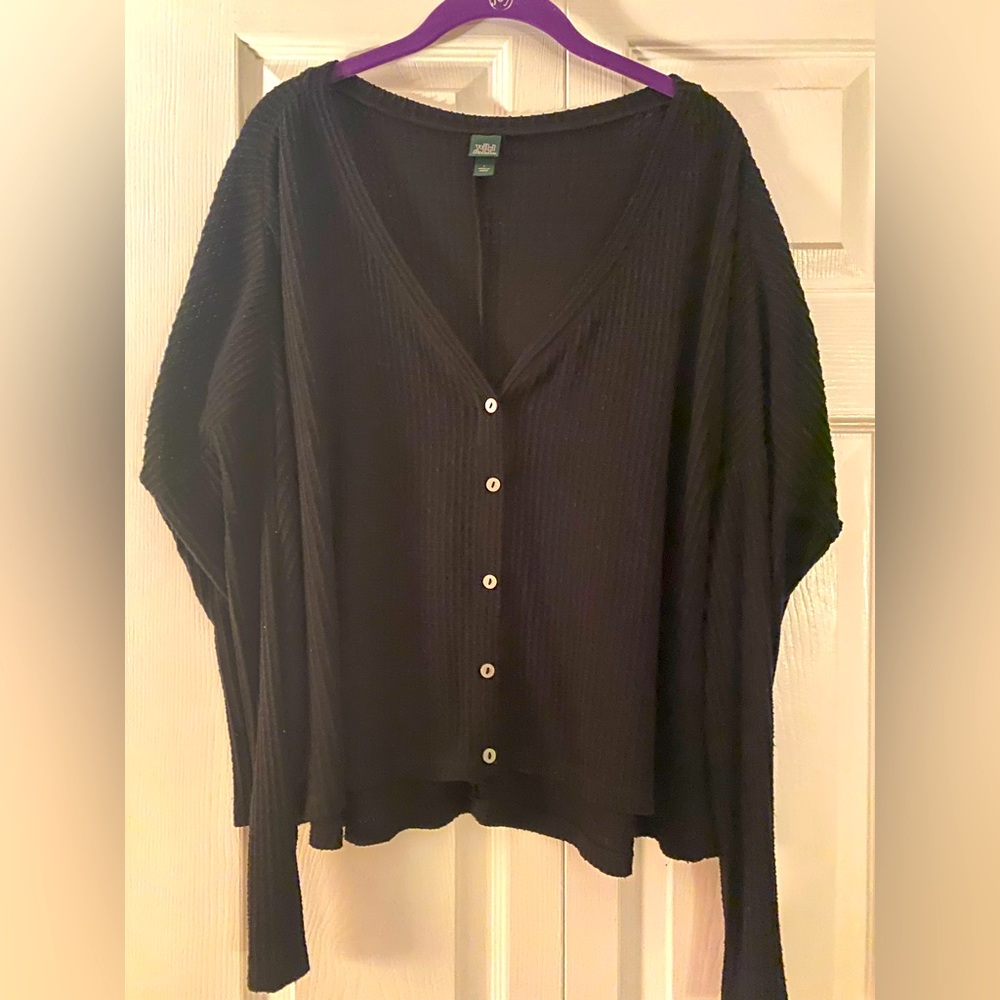 🖤NWOT! Wild Fable Women's Black Button Down Sweater🖤